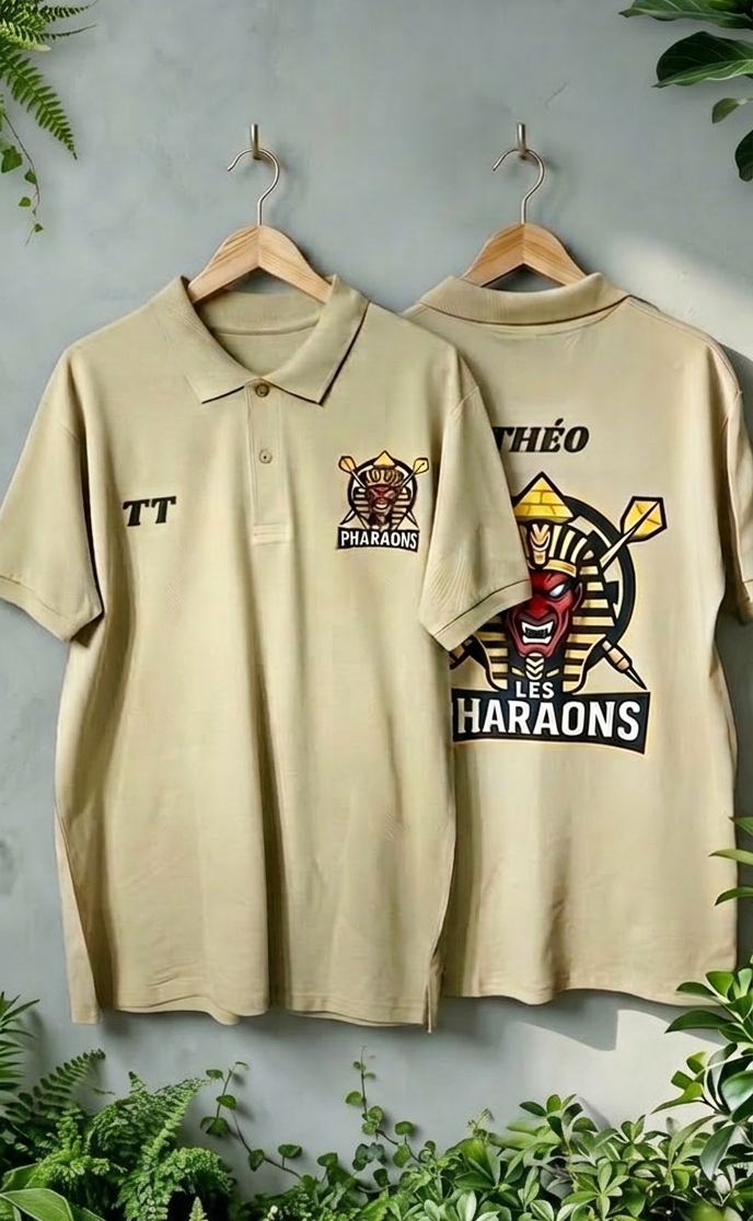 Polo personnalisé DTF