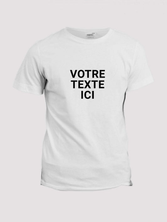 T-Shirt Homme personnalisé flocage